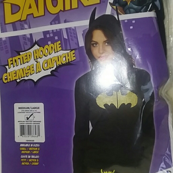 NWT Junior DC COMICS Batgirl Costume Medium (6-14) - Picture 8 of 8